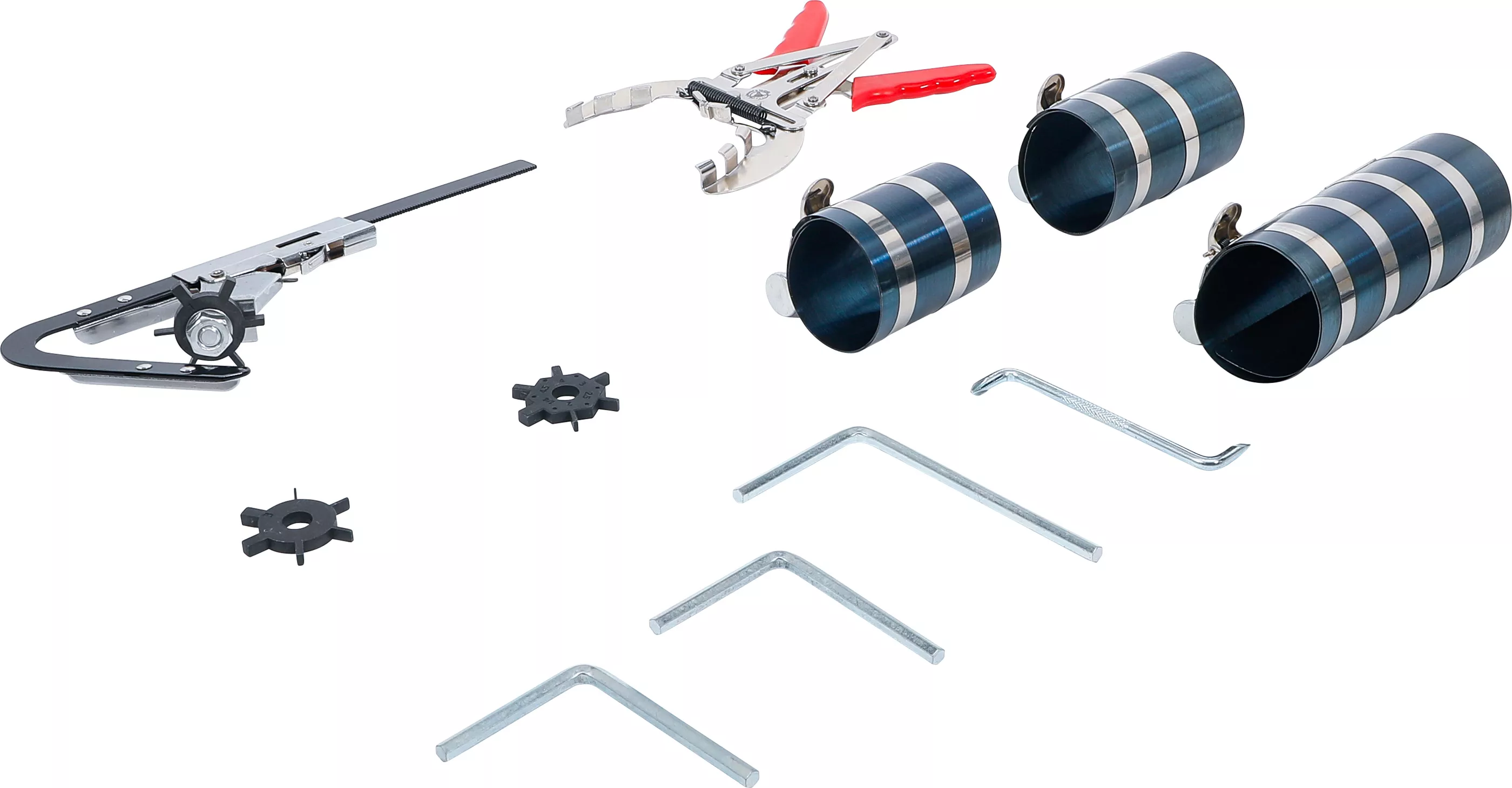 Kolvring-Spännband-sats