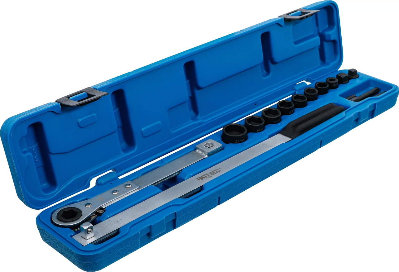 Flerspsårsrem-Monterings- och Demonterings-sats | 10 mm (3/8") + 12,5 mm (1/2")