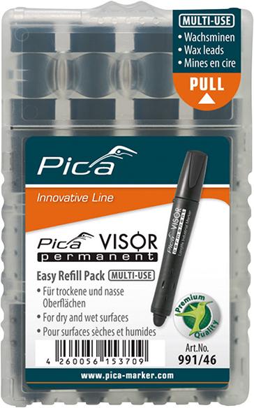 Reservstift Pica Visor, svart