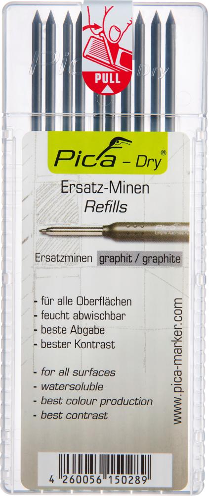 Reservstift Pica Dry, Grafit, 10St