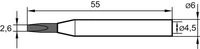 Lödspets, Spårform, 2,6mm, 162KD