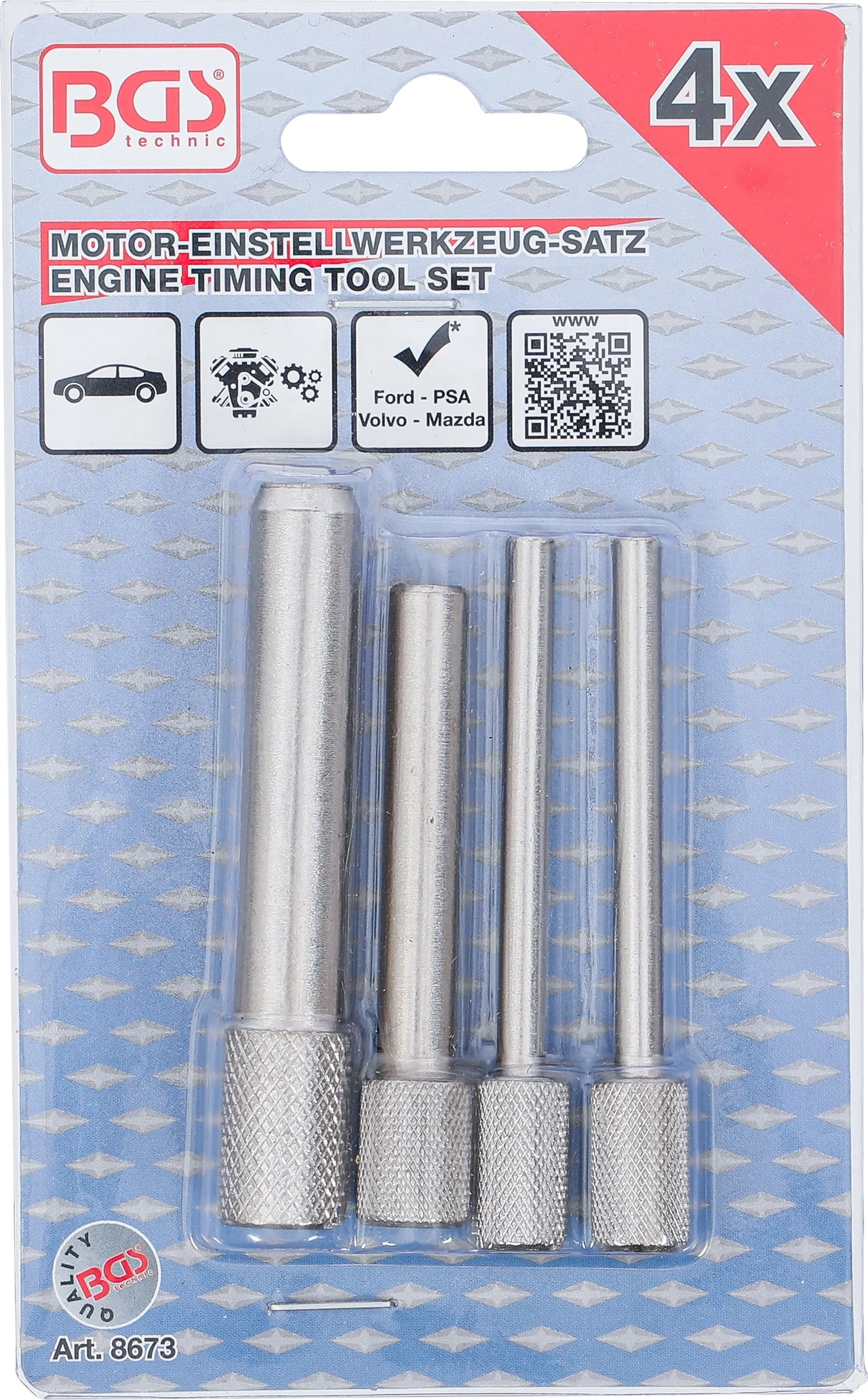 Motor-Inställningsverktyg-sats | för Ford Tdci, PSA Hdl, Mazda D 1.4, 1.6