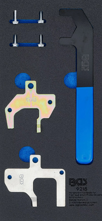 Verkstadsvagninlägg 1/3: Motor-Inställningsverktyg-sats | för Mercedes-Benz M112 + M113