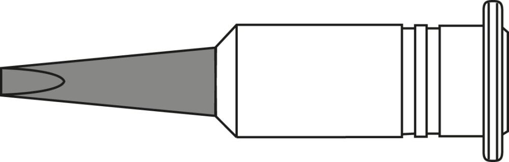 Reservlödspets, Rak, 2,4mm t. Independent 130, 0G132Kn/Sb