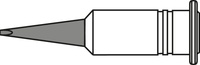 Lödspets, Rak, 1,0mm till Independent 130