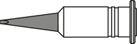 Lödspets, Rak, 1,0mm till Independent 130