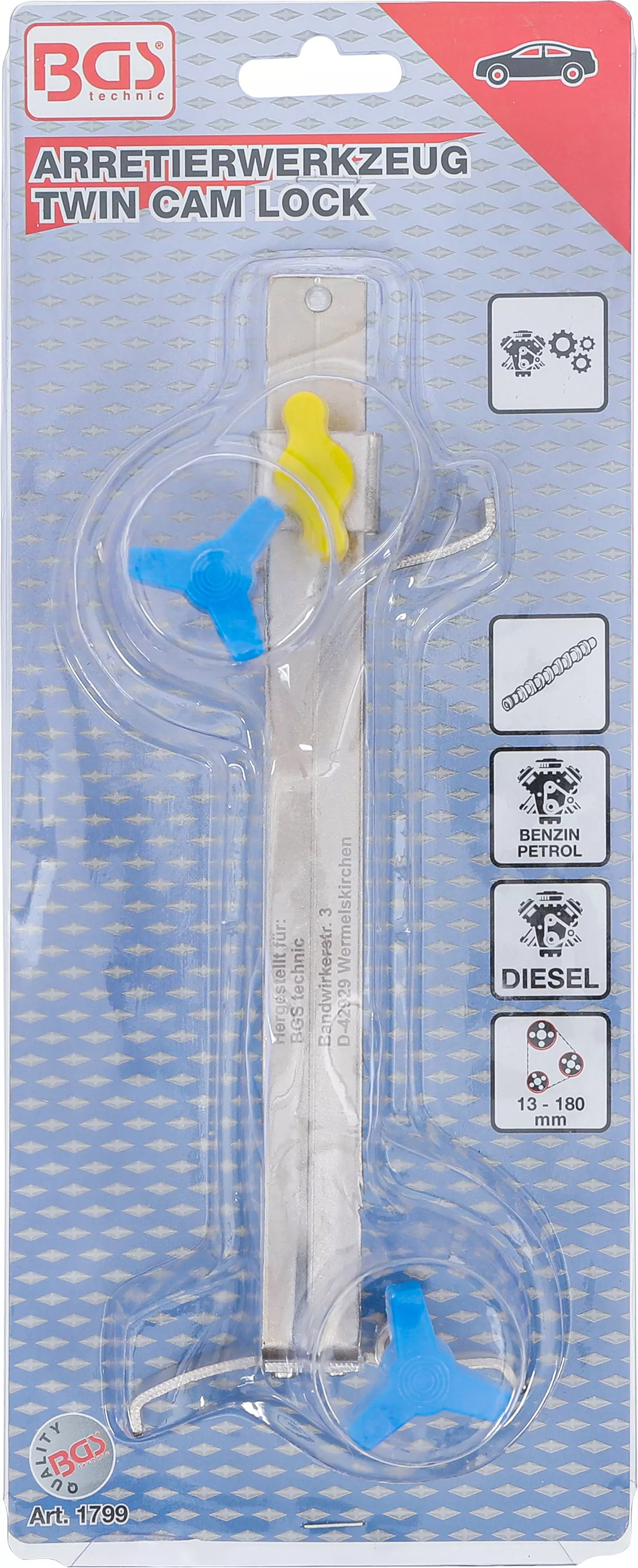 Låsverktyg | för dubbla kamaxlar