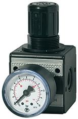 Regulator med manometer multifix