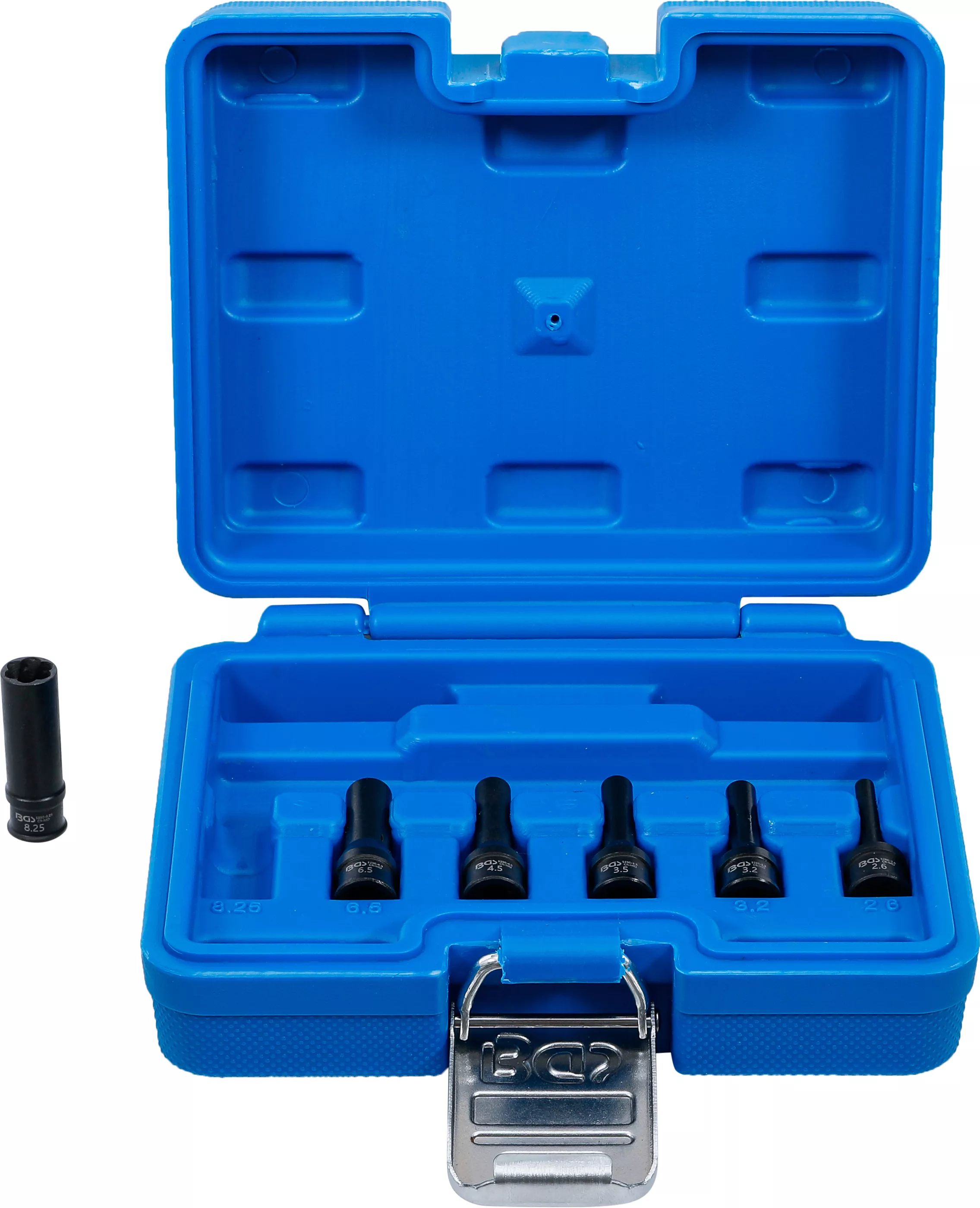 Avdragare-sats för glödstiftselektrod | 6,3 mm (1/4") | 6 delar