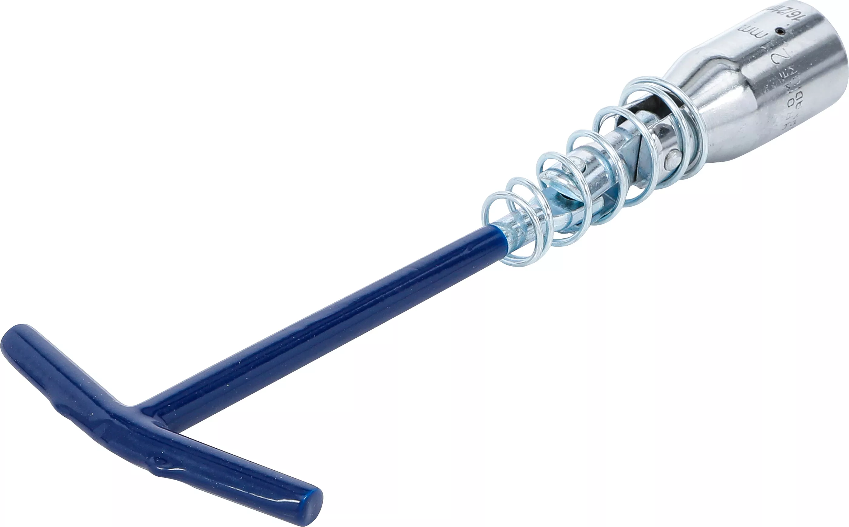 Tändstiftsnyckel med T-handtag, fjäderled | Sexkant 16 mm / 21 mm