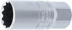 Tändstift-Insats med hållargummi, Tolvkant | 12,5 mm (1/2") | 21 mm