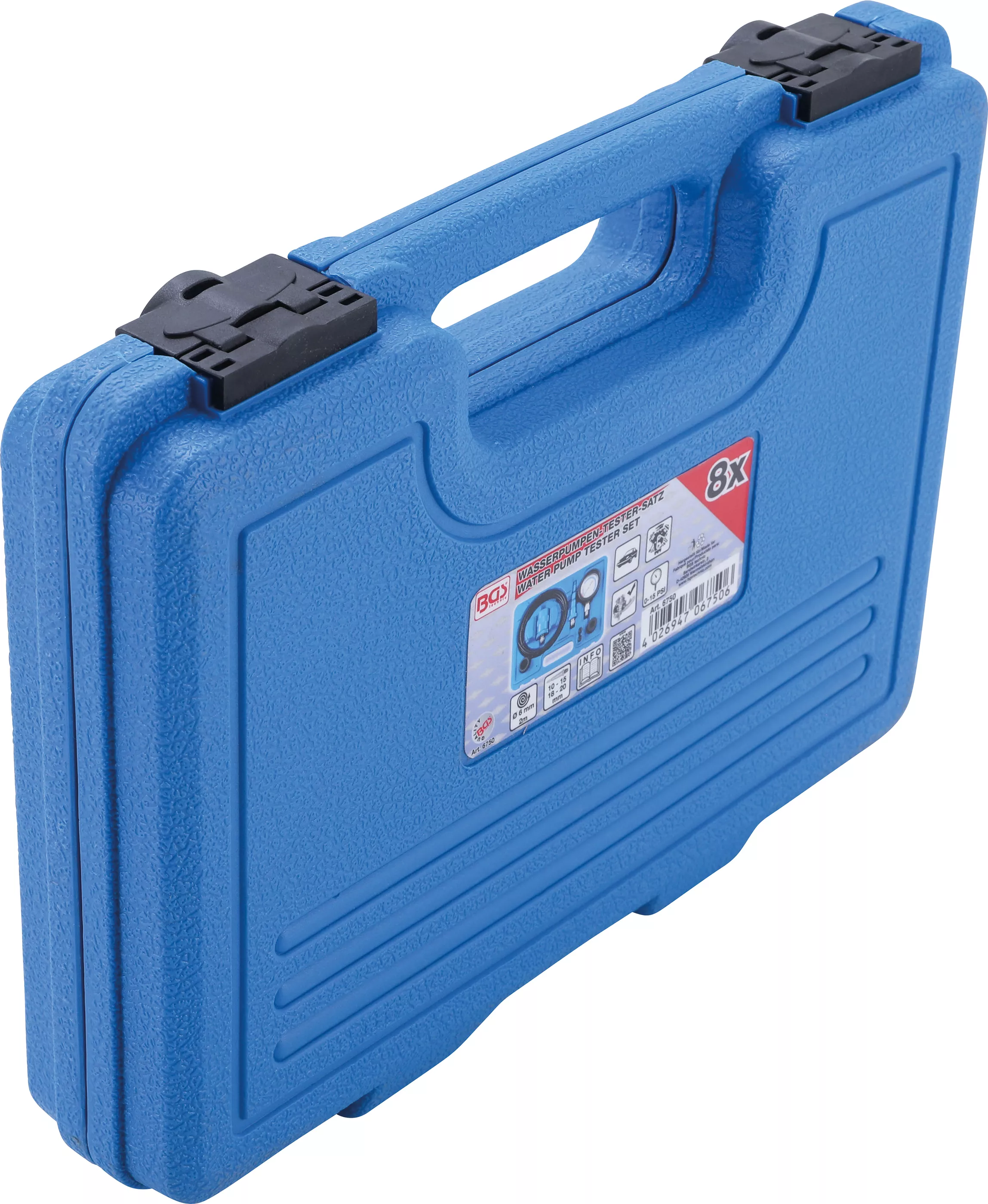 Sats med vattenpumptestare | 8 delar