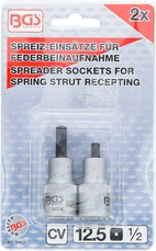 Expander-Insats-sats för fjäderbenklämning | 12,5 mm (1/2") | 5 x 7 mm + 5,5 x 8,2 mm | 2 delar