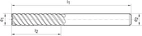 Pinnfräs WN Xl HA HM Signum 10,0mm Z6-8