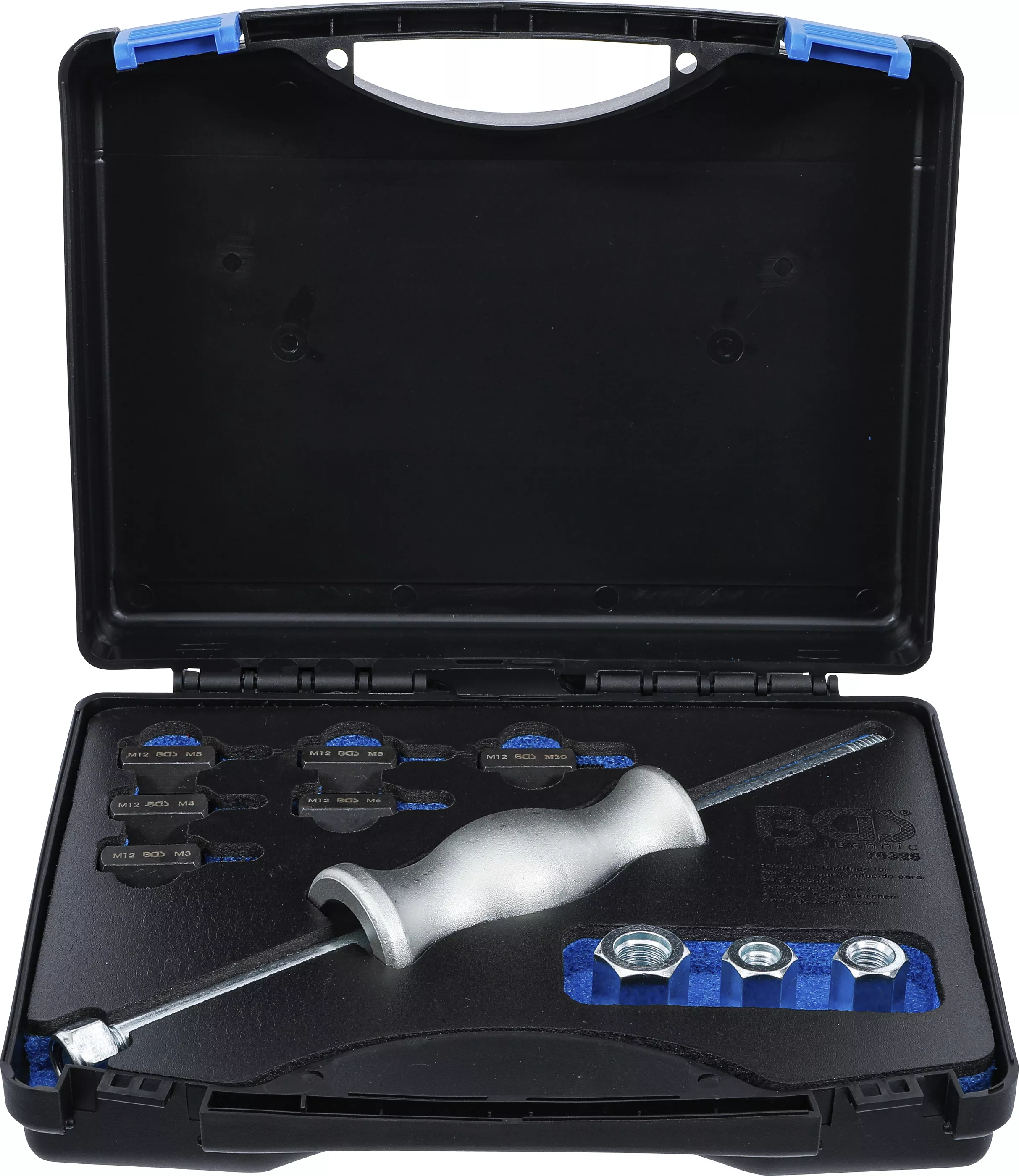 Glidhammare set | med gängadaptrar | 12 st.