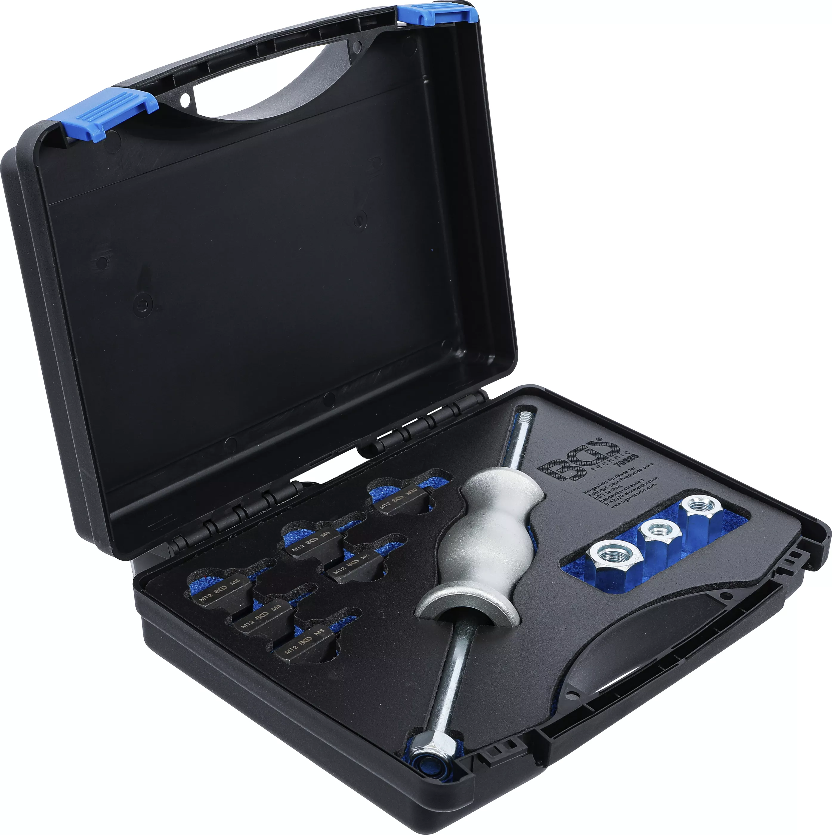 Glidhammare set | med gängadaptrar | 12 st.