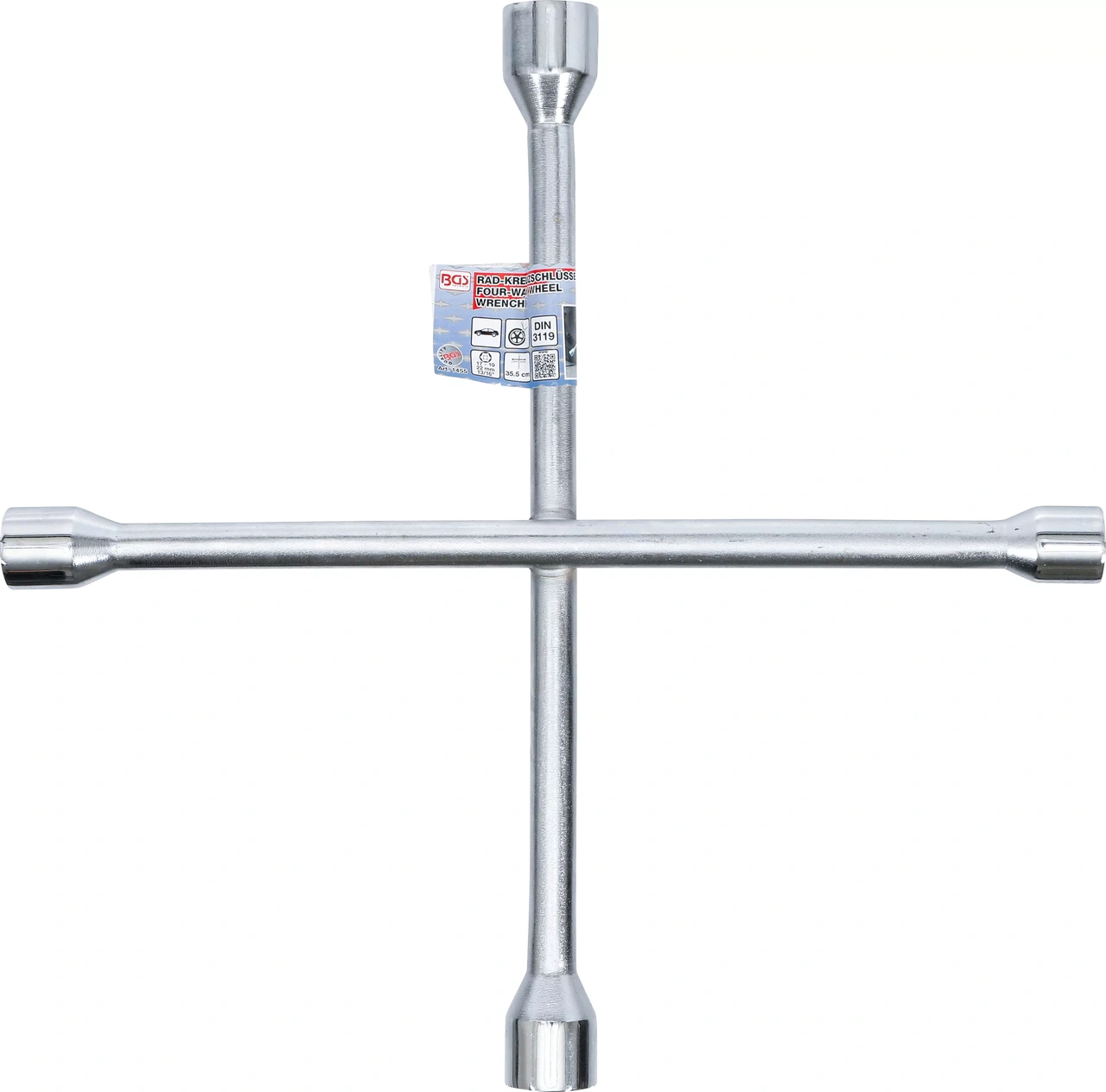 Hjulfälgkors | för personbil | 17 x 19 x 22 mm x 13/16"