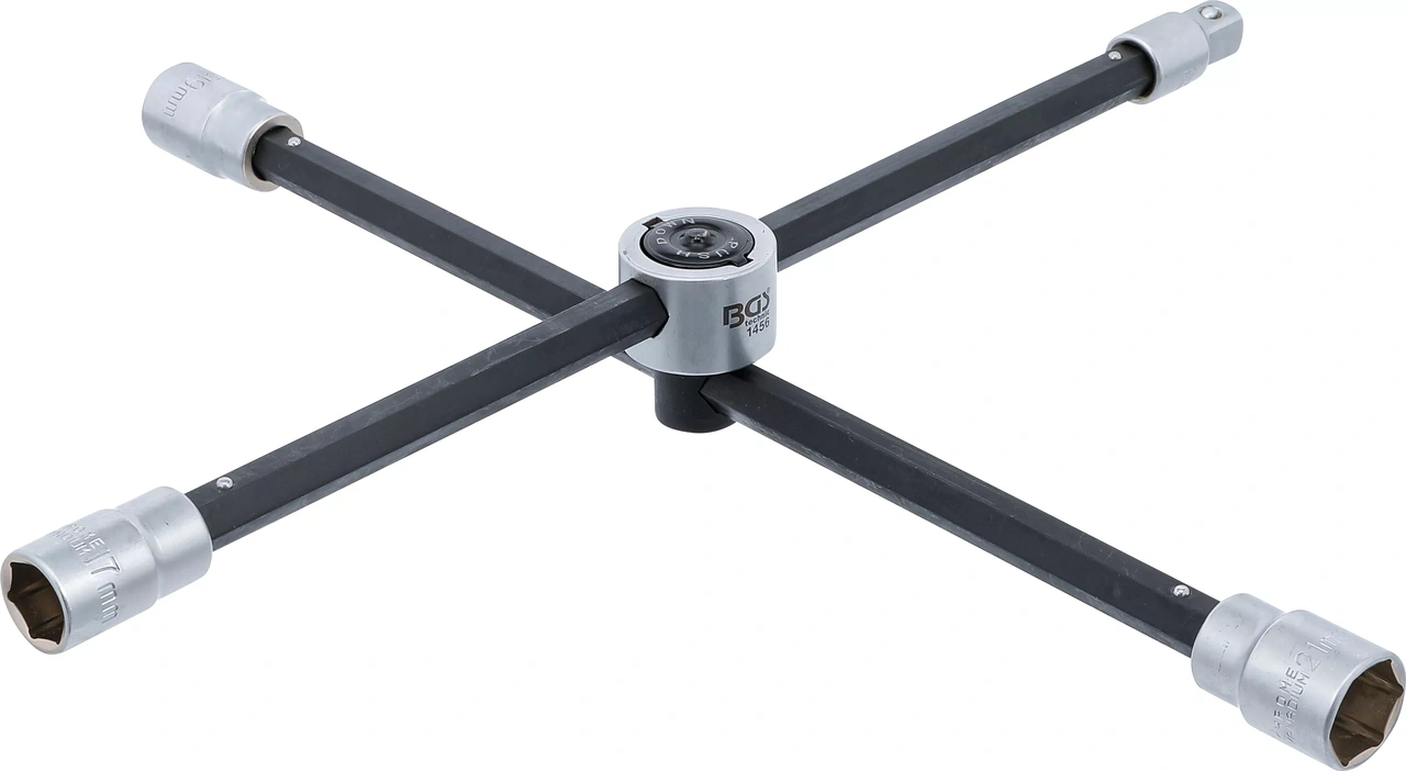 Hjulfälgkors med led | för personbil | Fyrkant | 17 x 19 x 21 x 12,5 mm (1/2")