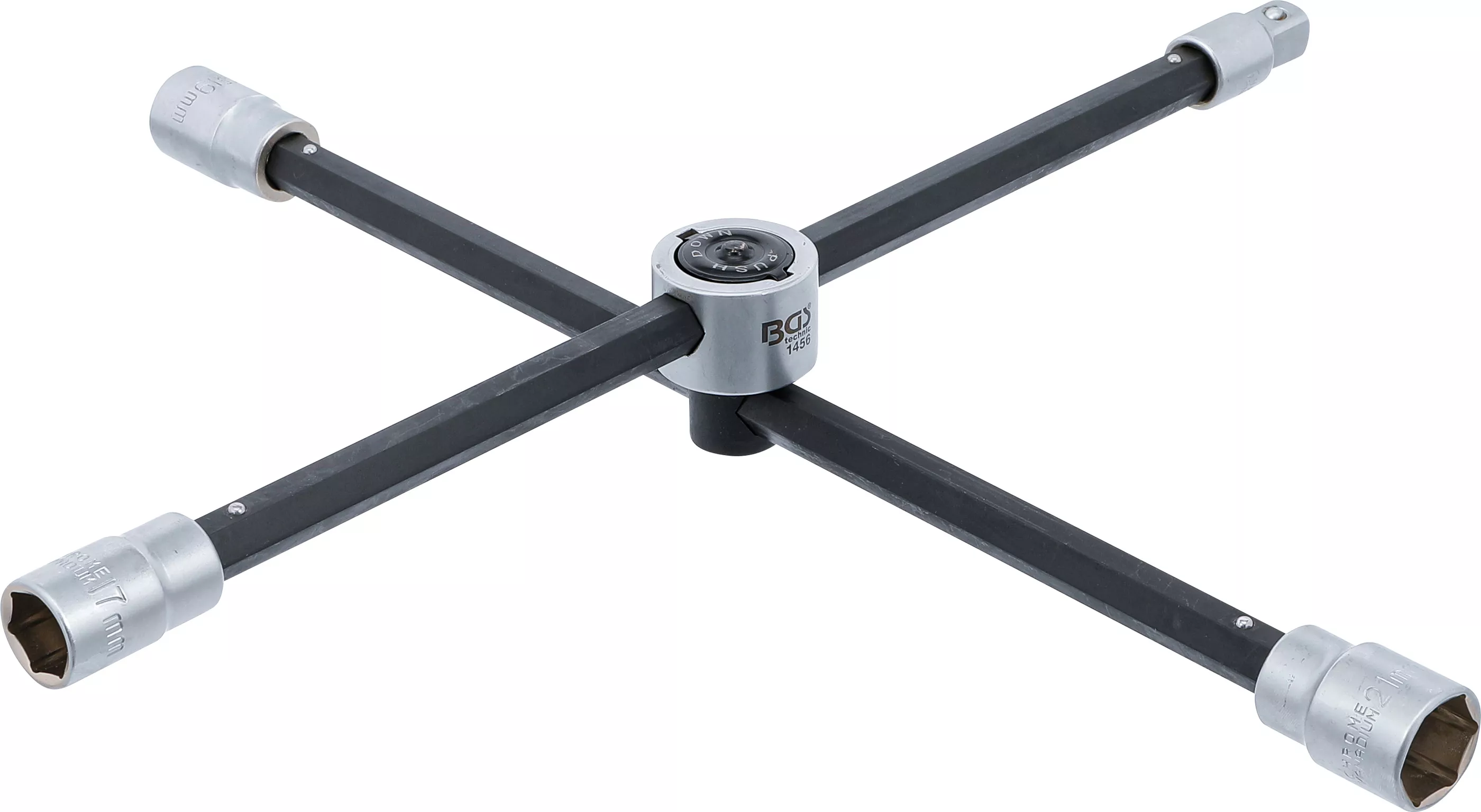 Hjulfälgkors med led | för personbil | Fyrkant | 17 x 19 x 21 x 12,5 mm (1/2")