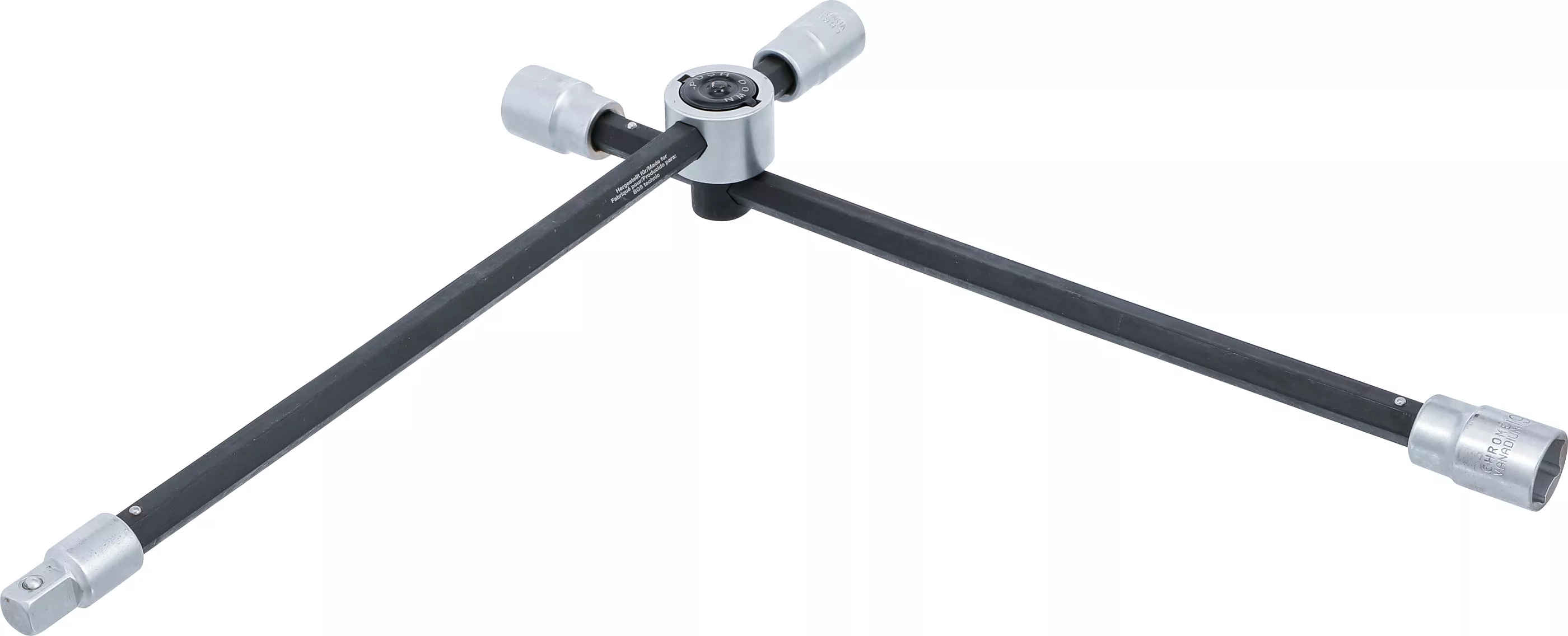 Hjulfälgkors med led | för personbil | Fyrkant | 17 x 19 x 21 x 12,5 mm (1/2")