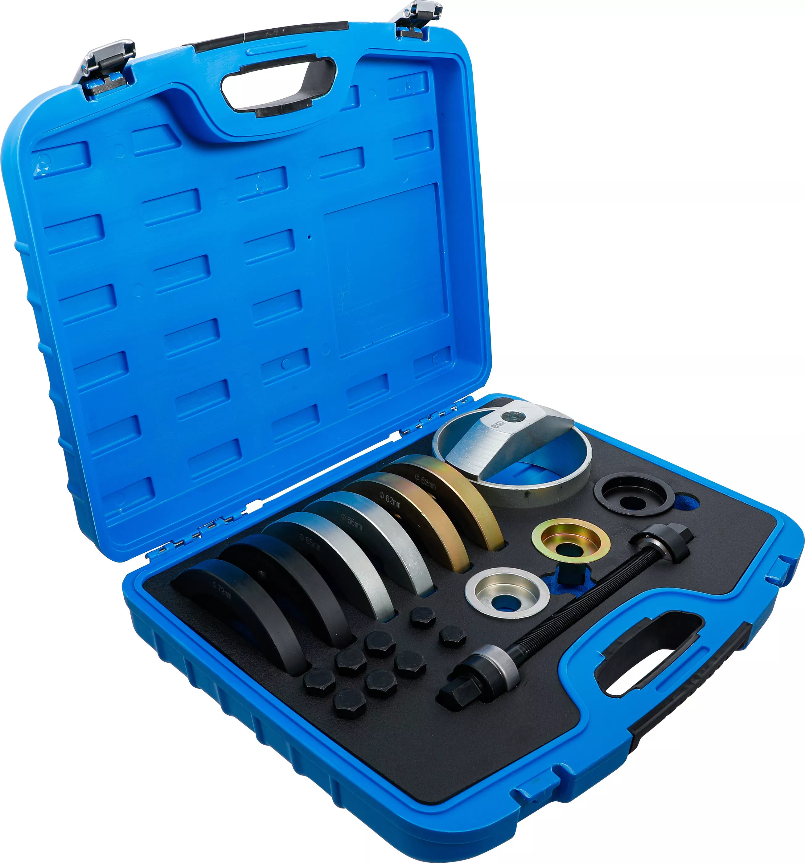 Monteringsverktygssats för hjullagrets navenhet | för VAG | Lagerenhetsdiameter 62, 66, 72 mm