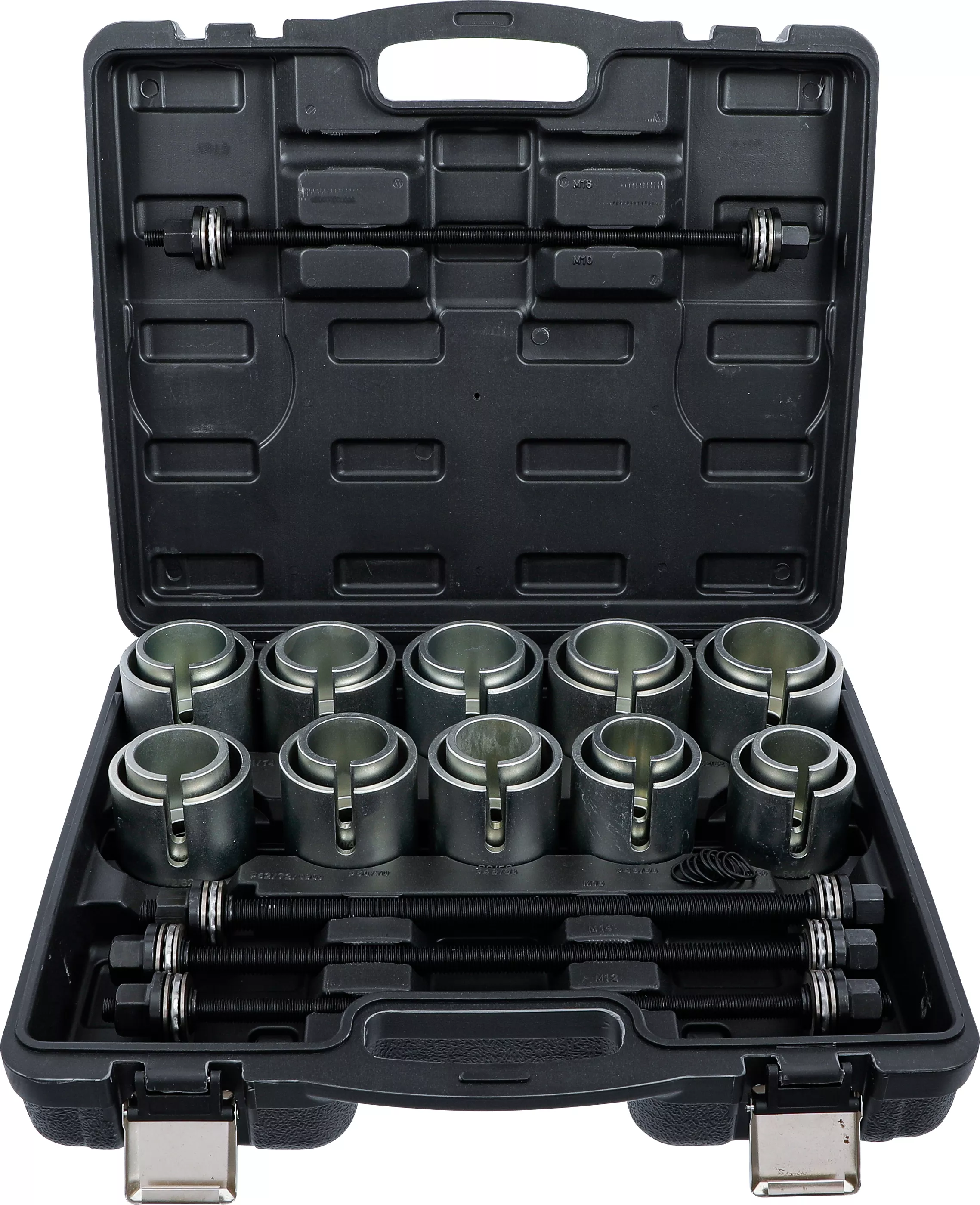 Drag- och Tryckhylsor-sats | med 4 Spindlar | 24 delar