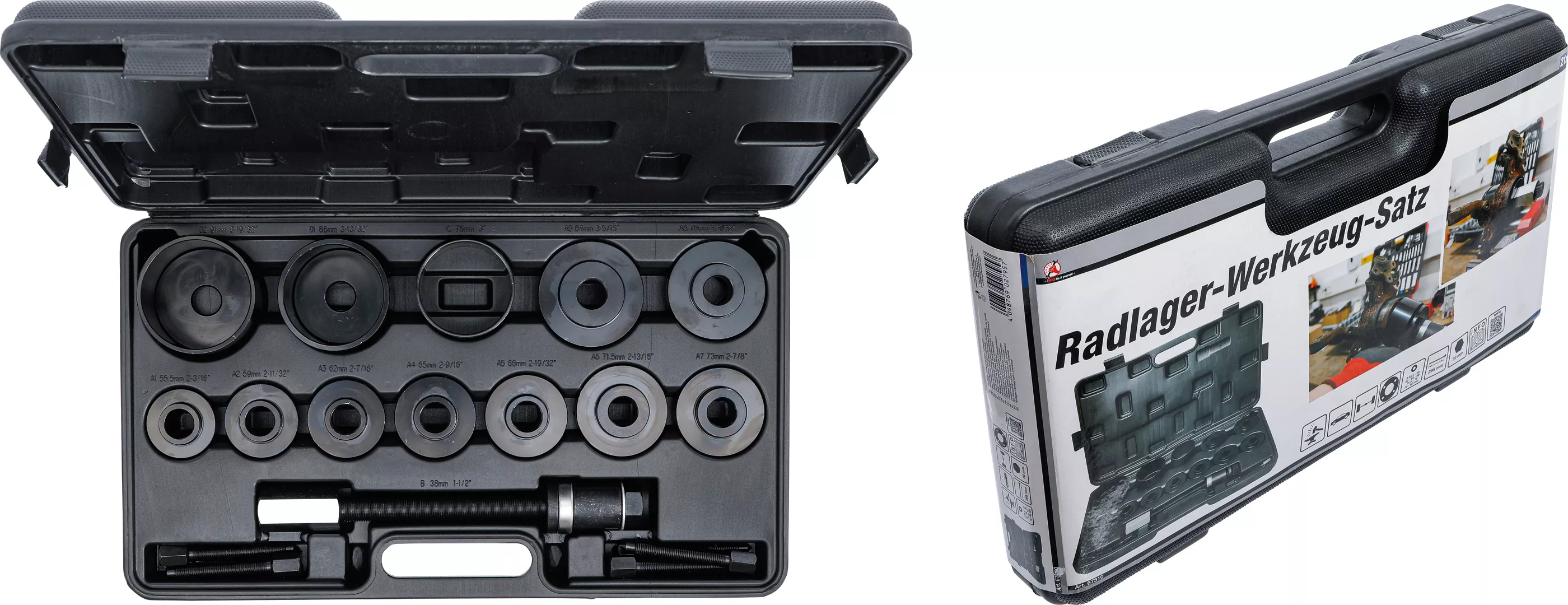 Hjullager-Verktyg-sats | Universal | 21 delar