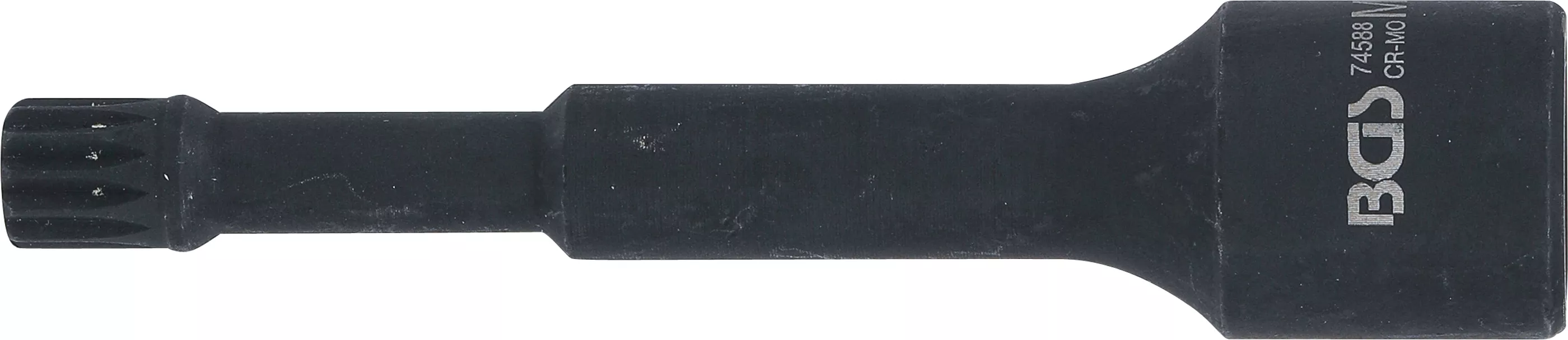 Kraft-special bithylsa | Längd 115 mm | 12,5 mm (1/2") | Inre mångtandad (för XZN) M12 | för VAG