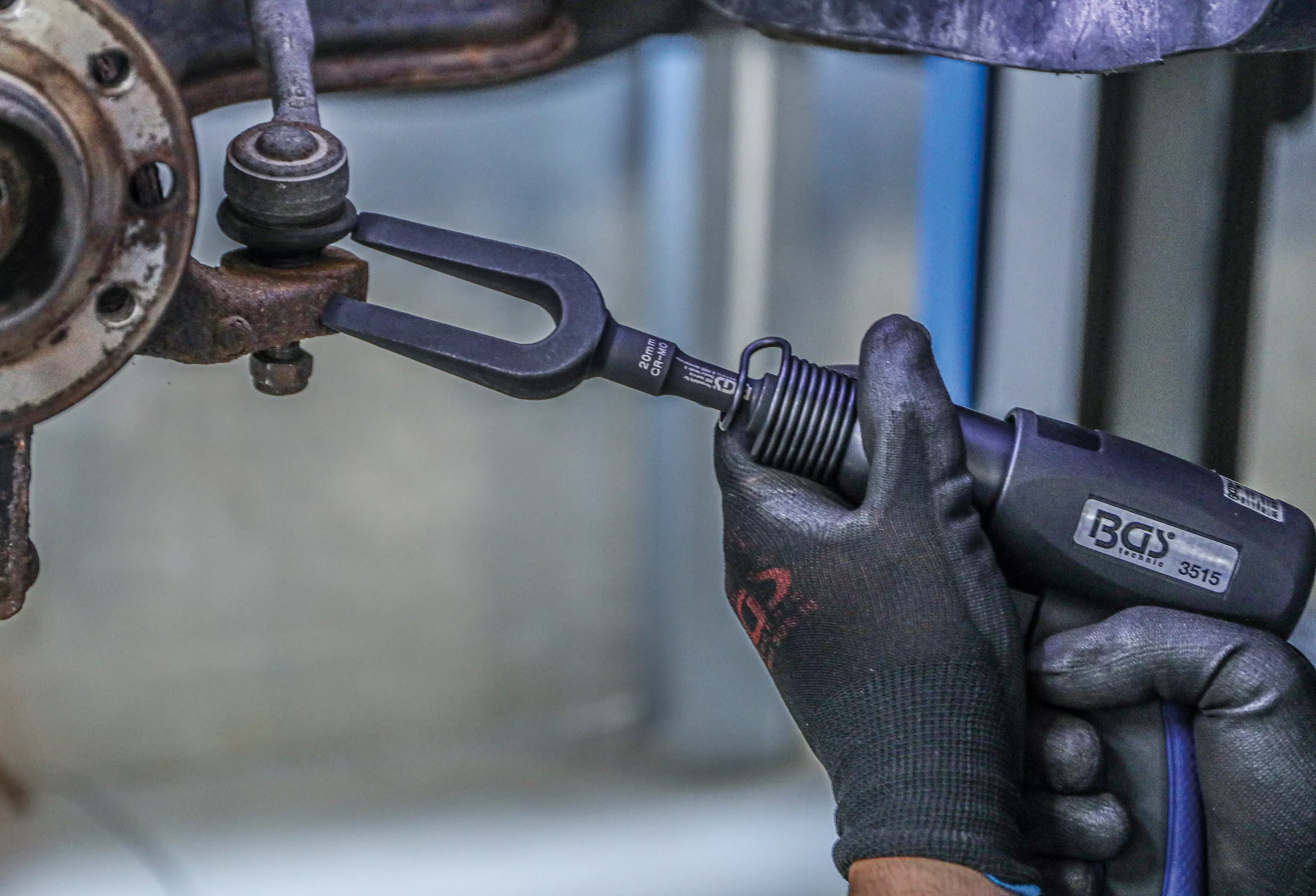 Separationsgaffelsats för kulled | för tryckkuftsmejselsats | 5 delar