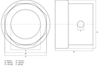 Navmutter-nyckel | Åttakant | för R.O.R släp | 127 mm