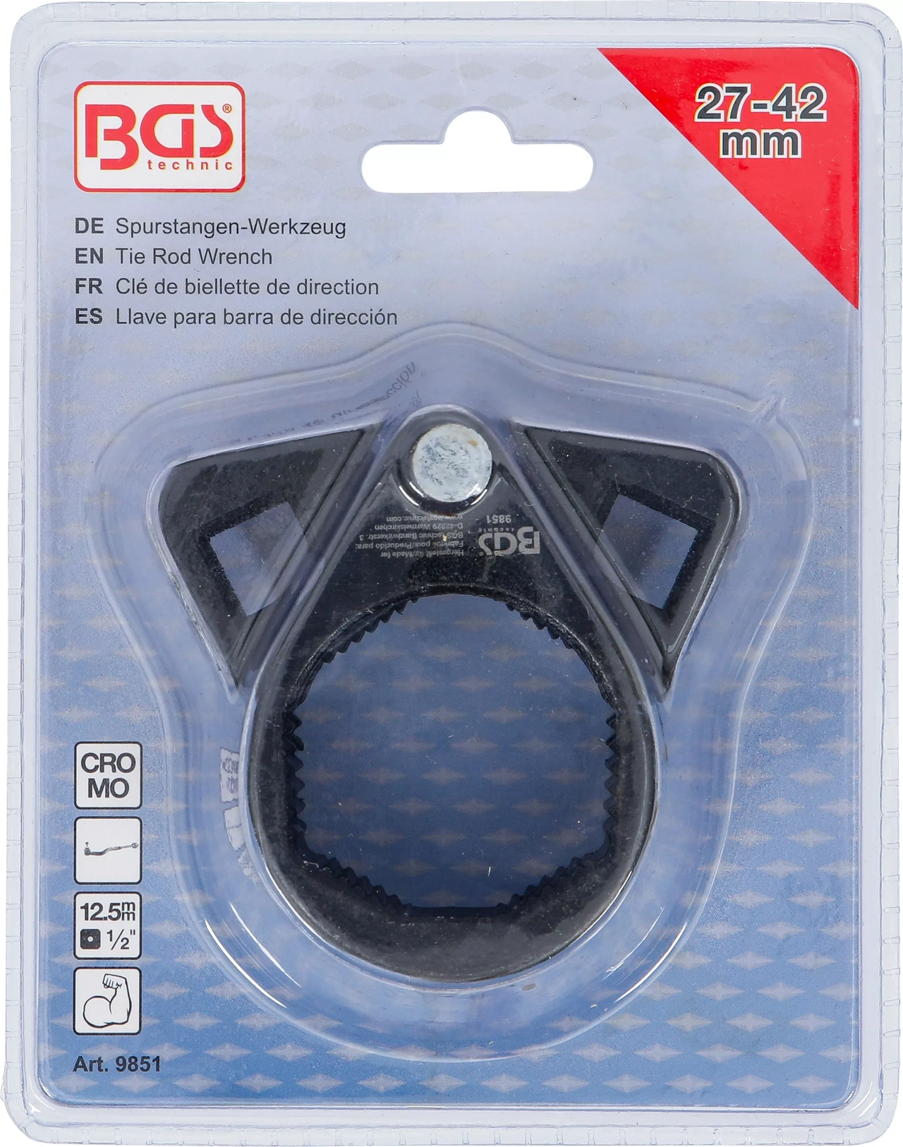 Styrstagsverktyg | 12,5 mm (1/2 tum) | 27 - 42 mm