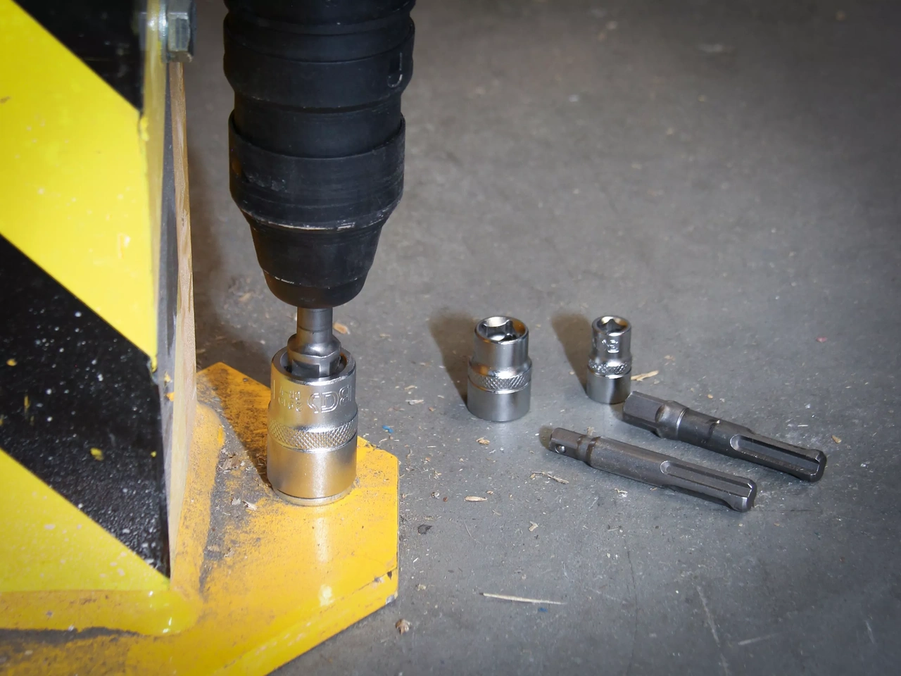 Adaptersats | SDS - 6,3 mm (1/4"), 10 mm (3/8"), 12,5 mm (1/2") | 3 delar