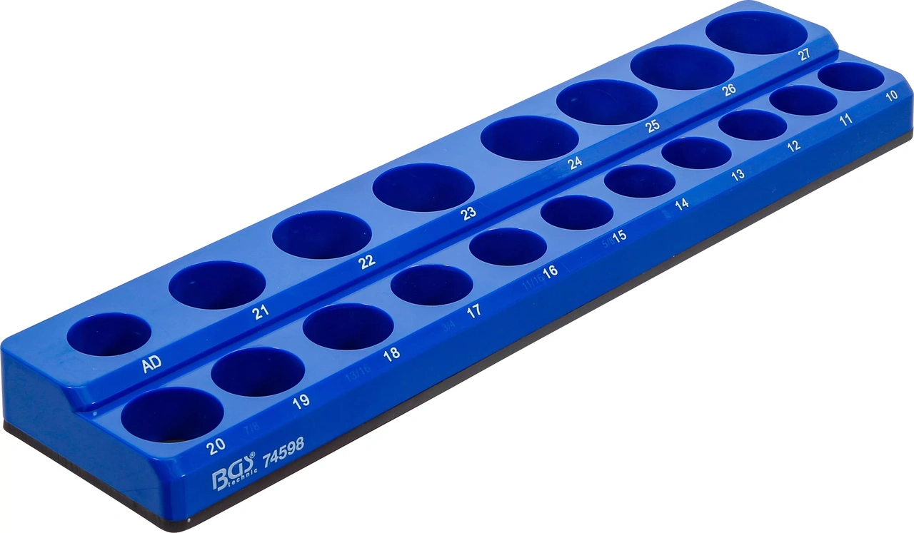 Plasthållare för hylsor | Magnetisk | 12,5 mm (1/2")