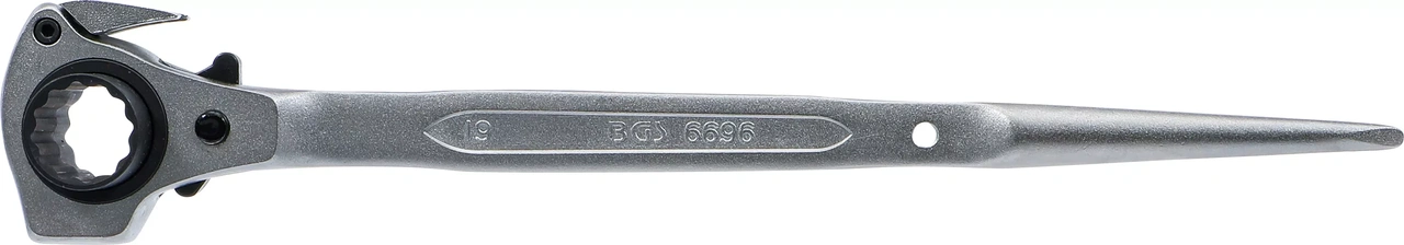 Spärrskaft för ställningsmontage | "4-in-1" | 19 x 22 mm