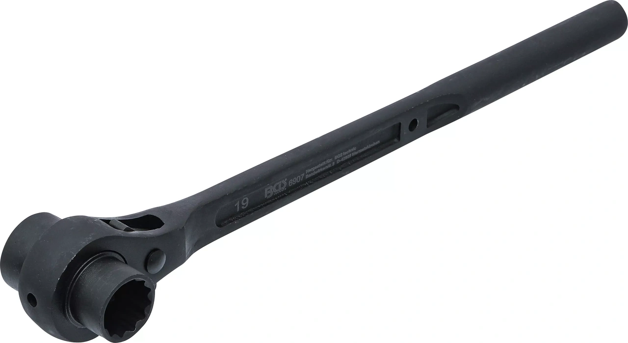 Spärrskaft för ställningsmontage | Runt skaft | 19 x 22 mm