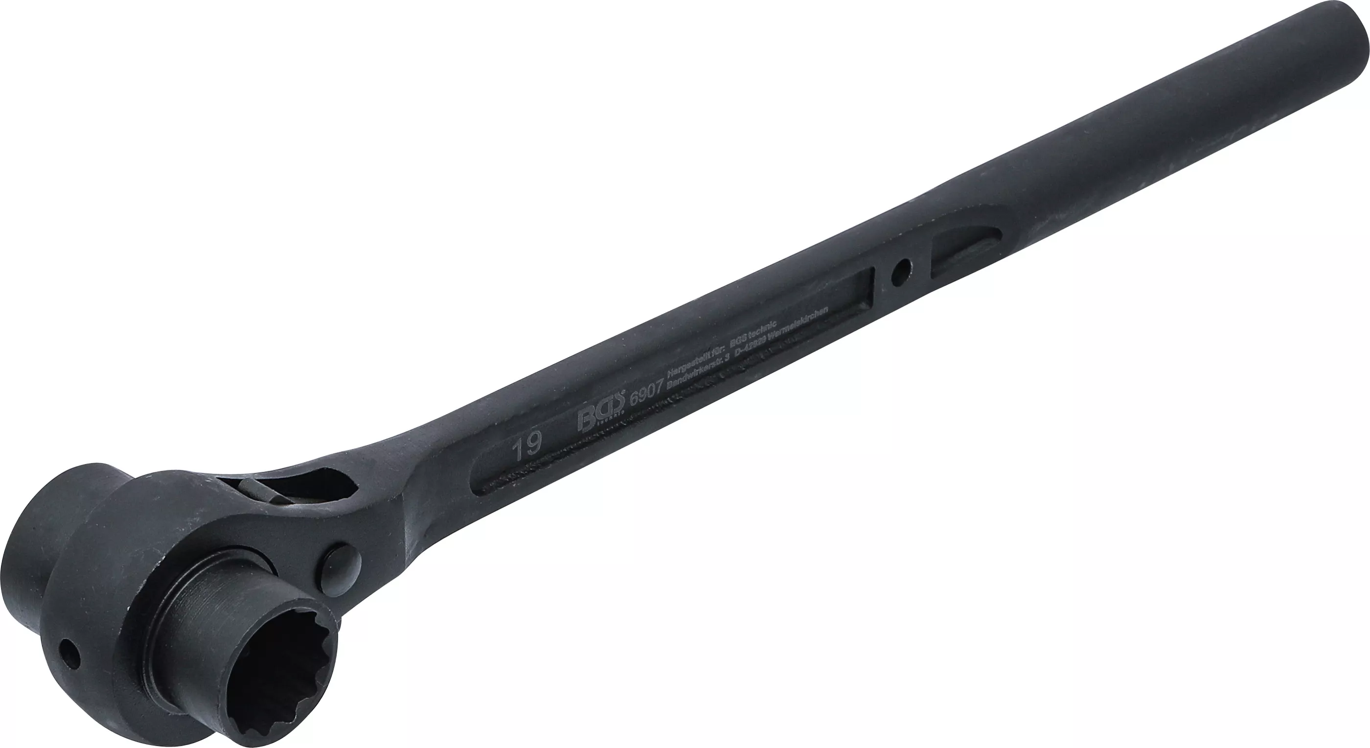 Spärrskaft för ställningsmontage | Runt skaft | 19 x 22 mm