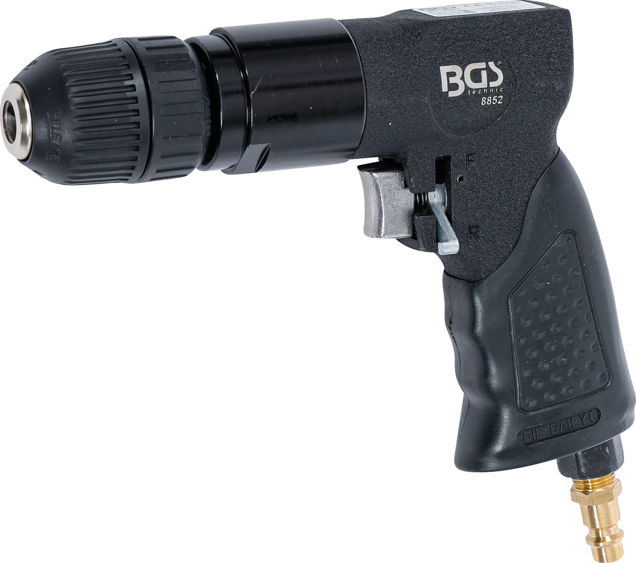 Tryckluft-borrmaskin med 10 mm snabbchuck