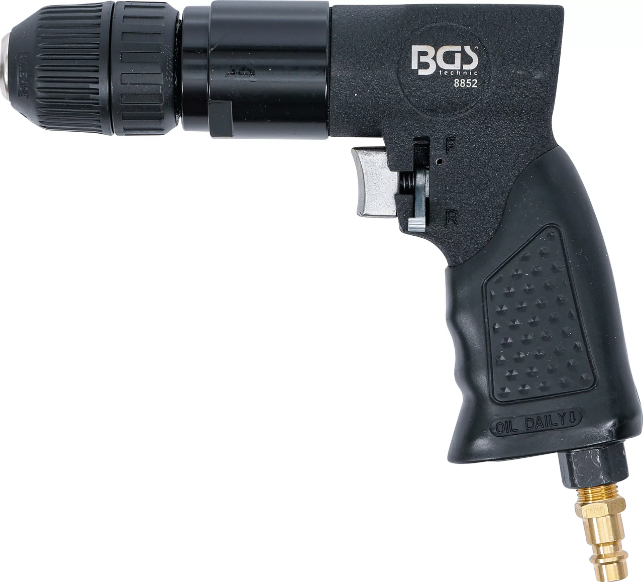 Tryckluft-borrmaskin med 10 mm snabbchuck