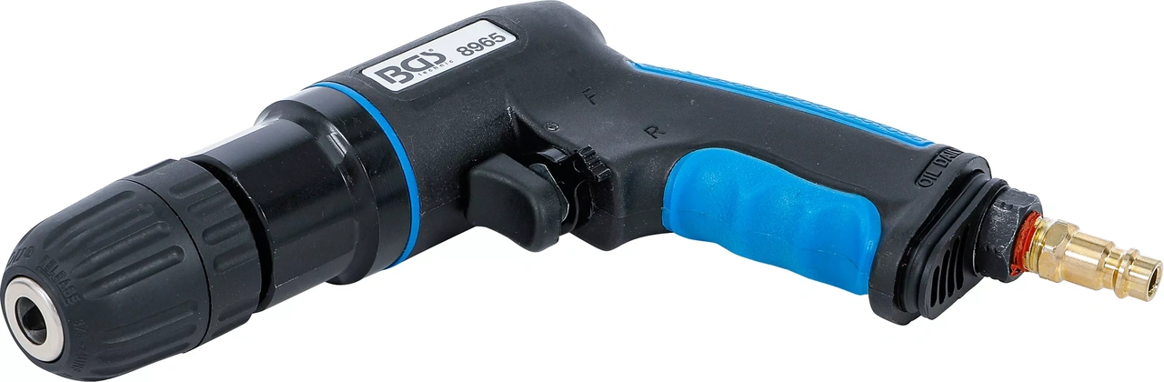 Tryckluft-borrmaskin med 10 mm snabbchuck