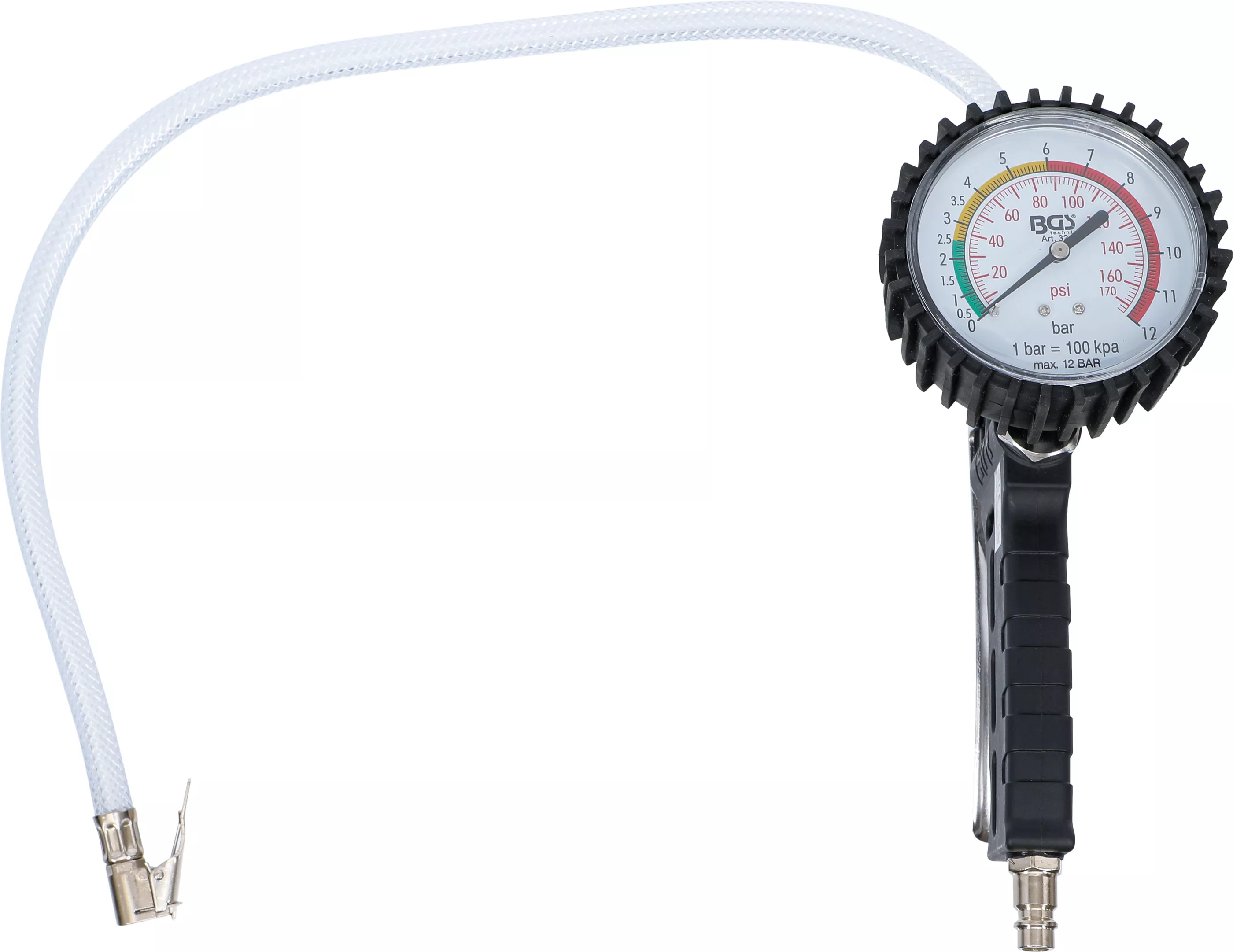 Tryckluft-Däck-Påfyllningspistol | 0 - 12 bar