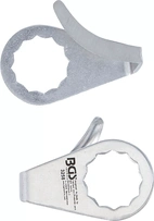Reservkniv, halvrund | för BGS 3218 & 9291 | 2 x 36 mm | 2 delar