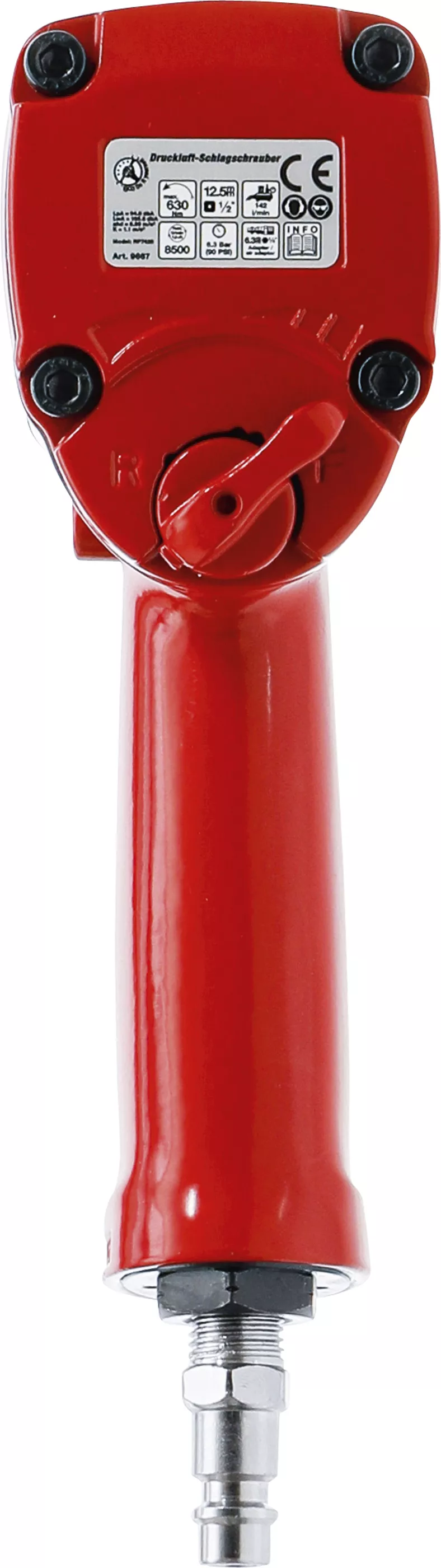 Tryckluft-Mutterdragare | 12,5 mm (1/2") | 630 Nm