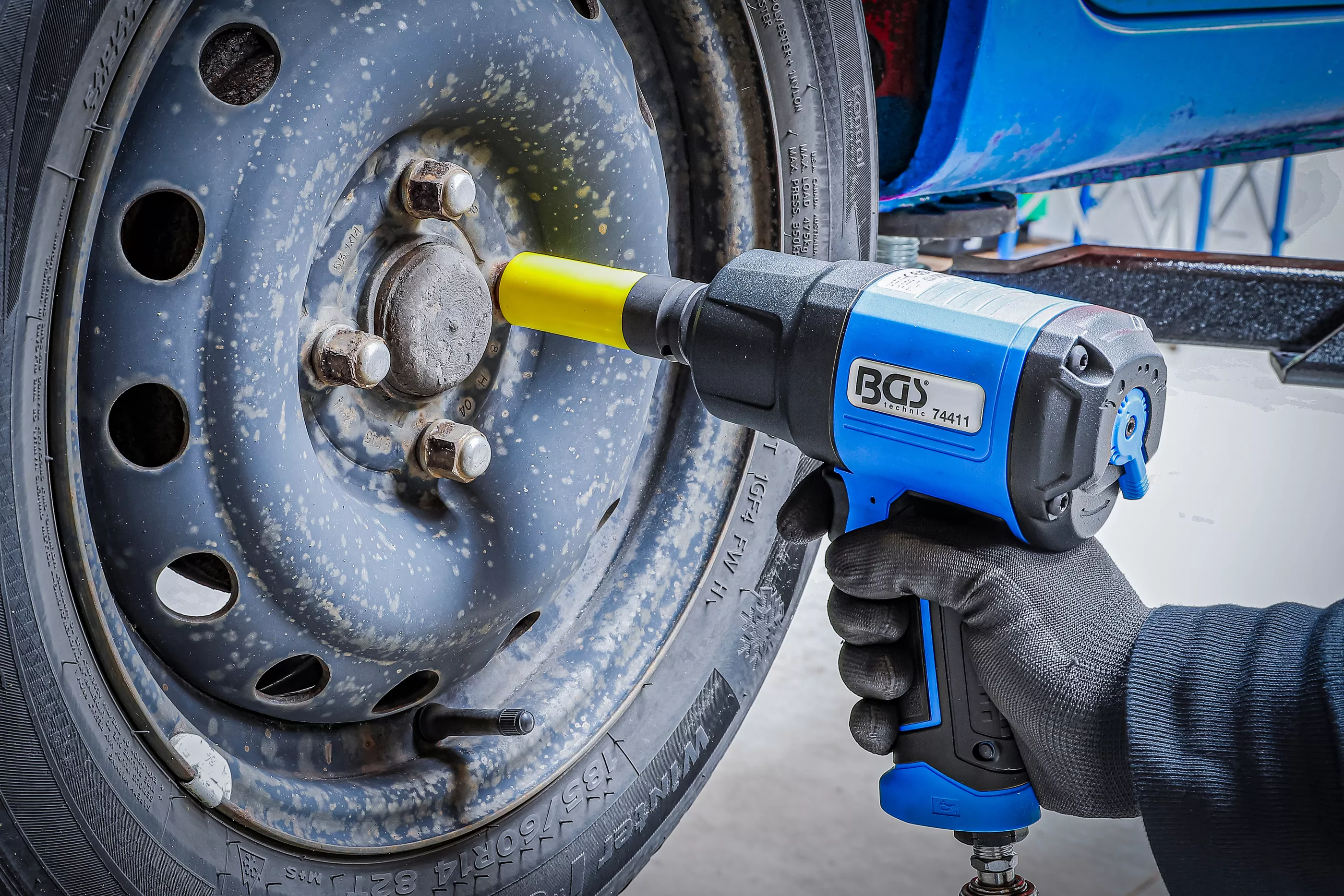 Tryckluft-Mutterdragare | 12,5 mm (1/2") | 1650 Nm