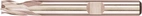Pinnfräs DIN 327K HSSE 10,00mm