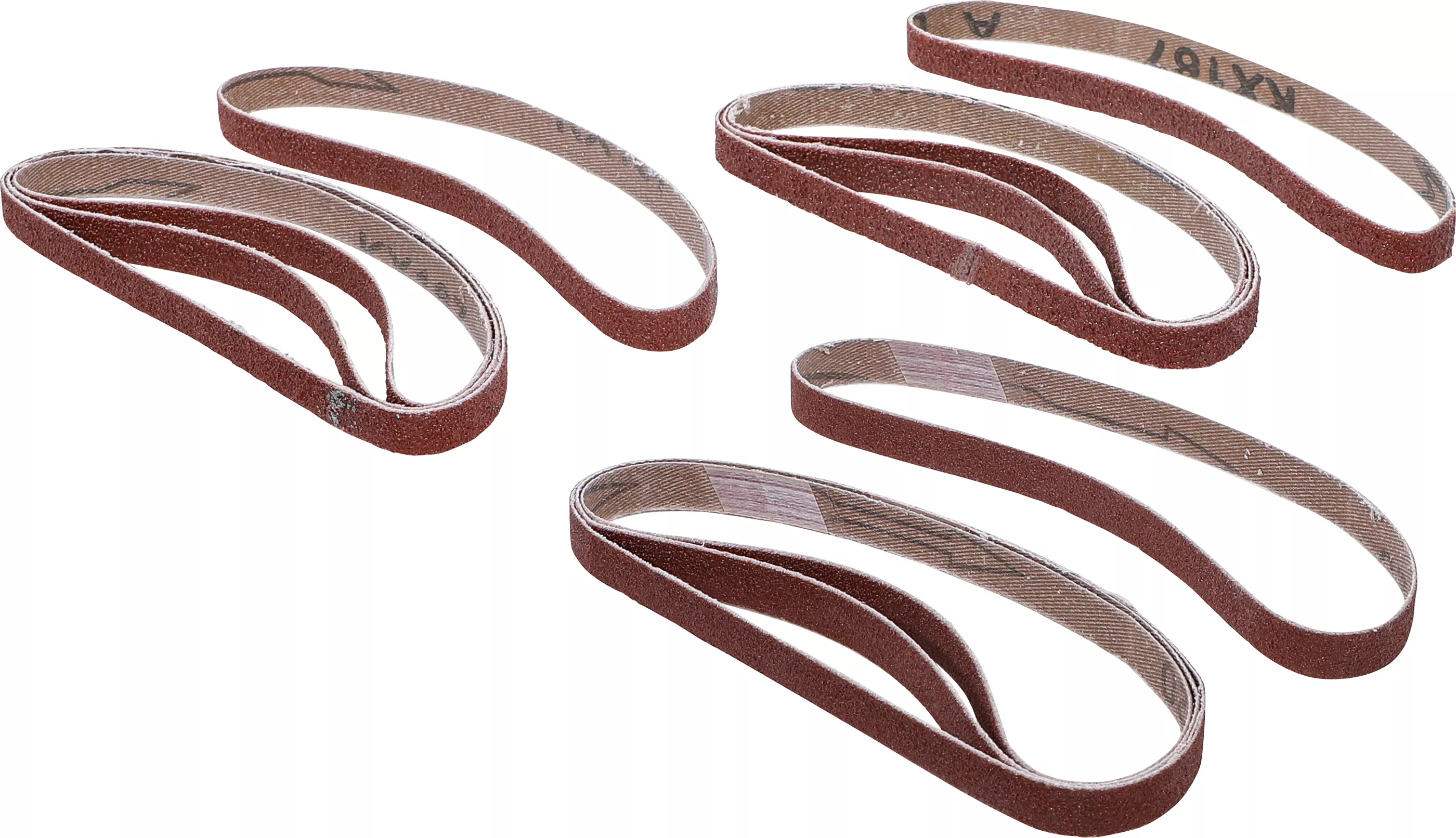 Slipband-sats | för BGS 8853 | 10 mm x 330 mm | K 60 - 80 - 120 | 12 delar