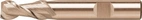 Pinnfräs DIN 327-D W HSSE 10,00mm