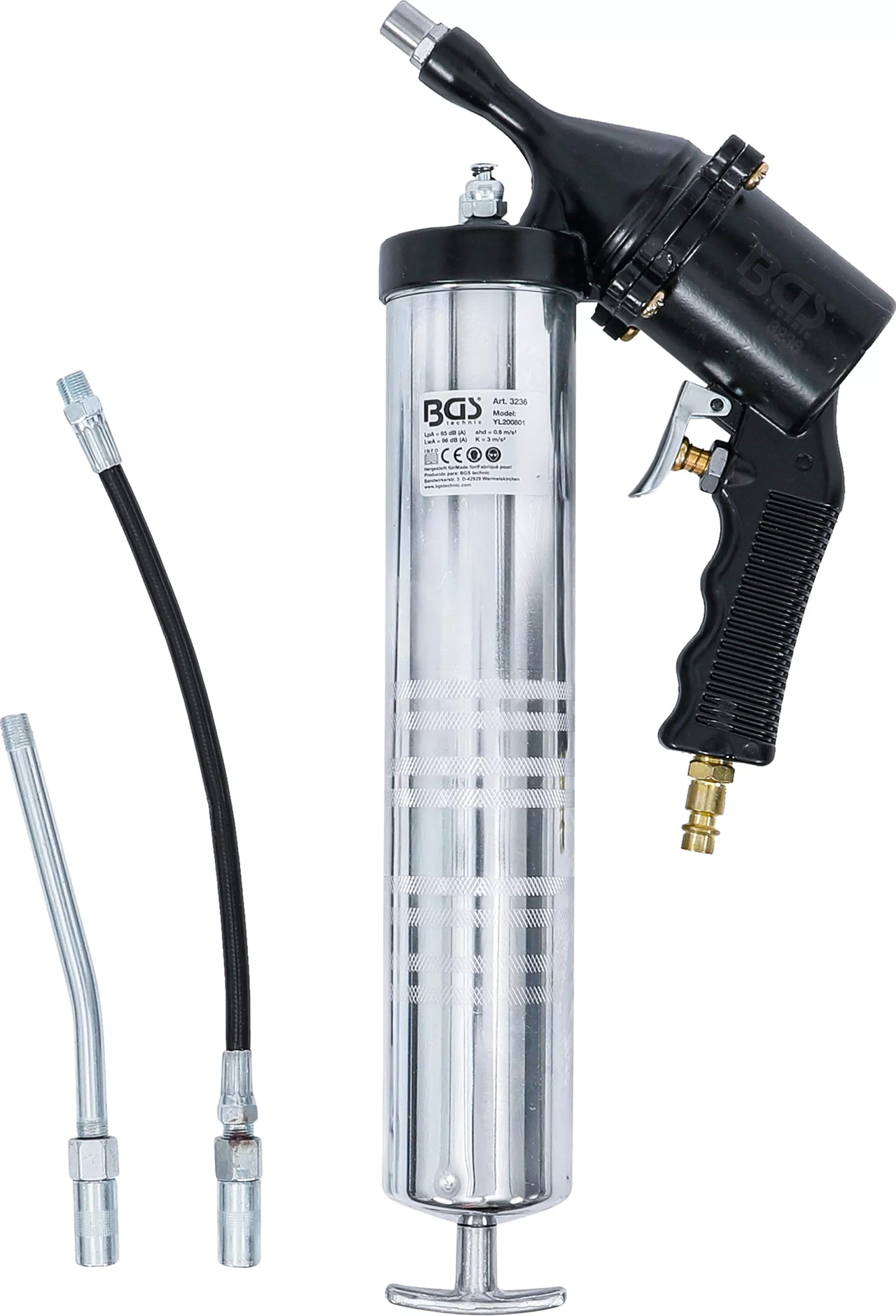 Tryckluft fettspruta 400 cm³