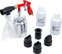 Tryckluft-sandblästringspistol med tillbehör