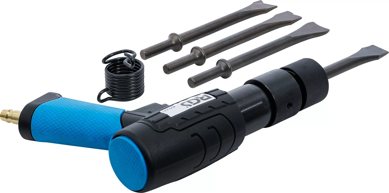 Pneumatisk flishammarsats | med snabbkopplingsfoder | 10 mm