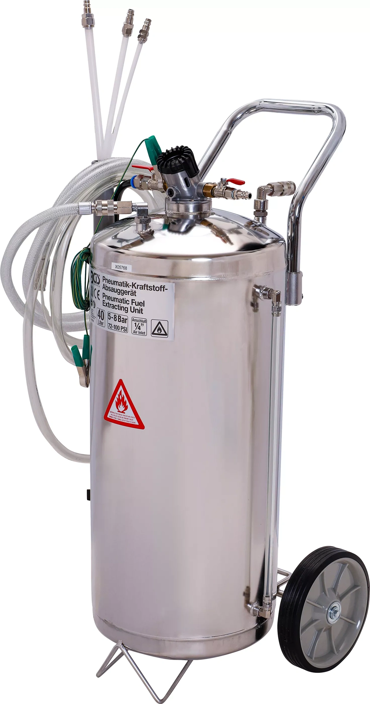 Pneumatik-Bränsle-Sugare | 40 l